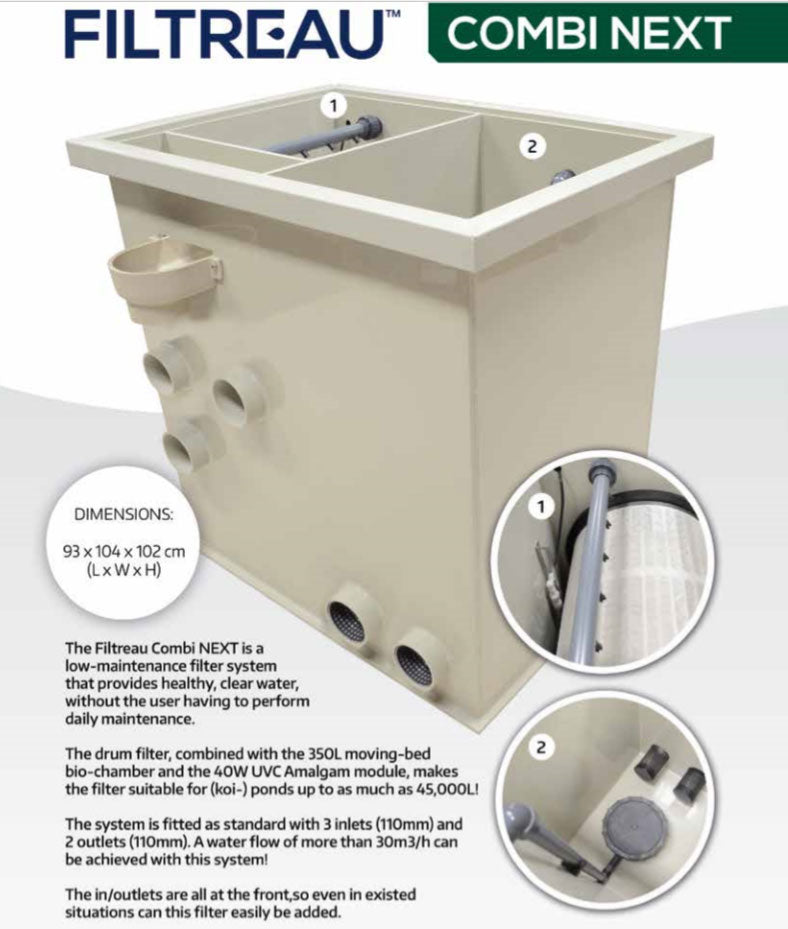 Combi Drum Filters Selective Koi Sales