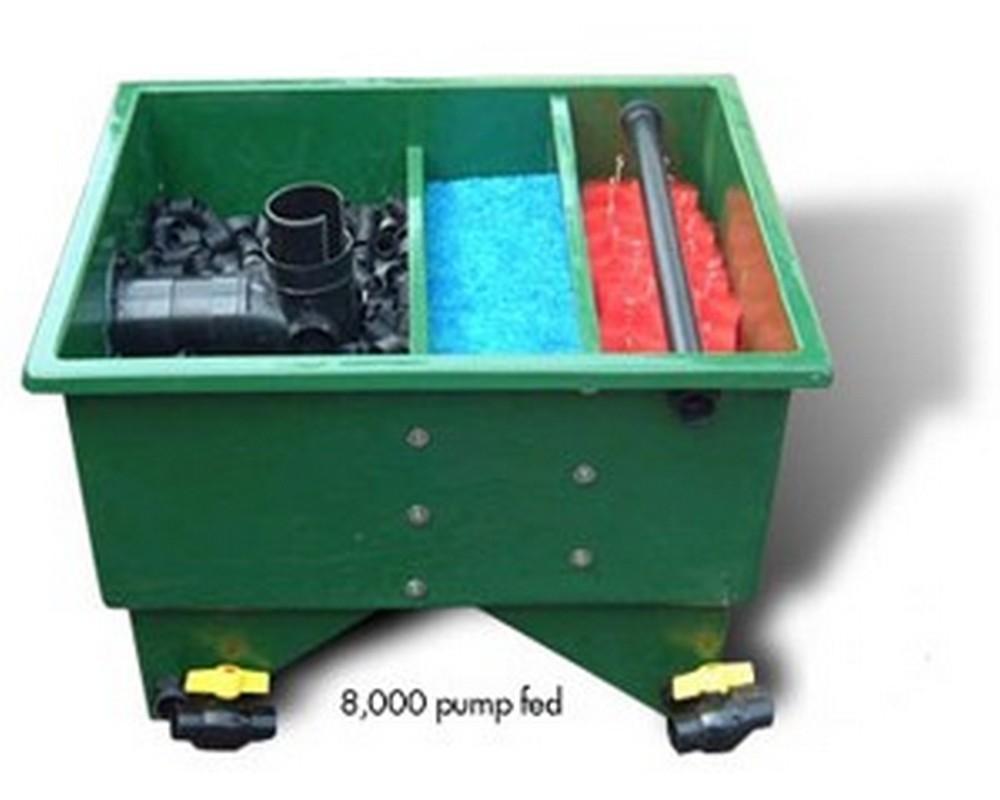 K-Koi 8000 GRP Filter (Pump Fed - Media) NO LID - Selective Koi Sales
