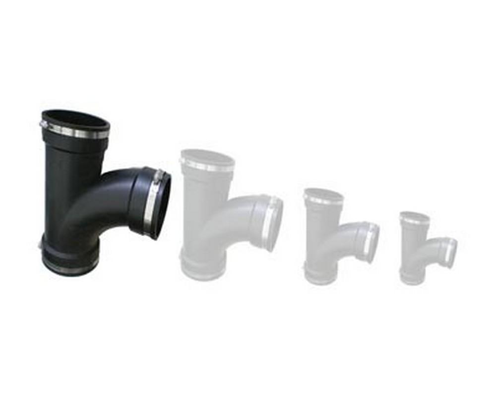 4" Tee with Clips (Flexible) - Selective Koi Sale