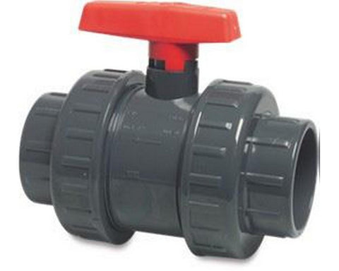 3" Ball Valve for Pressure Pipe Double Union Red Handle