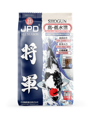 JPD Shogun Medium Koi Food 5kg - Selective Koi Sales