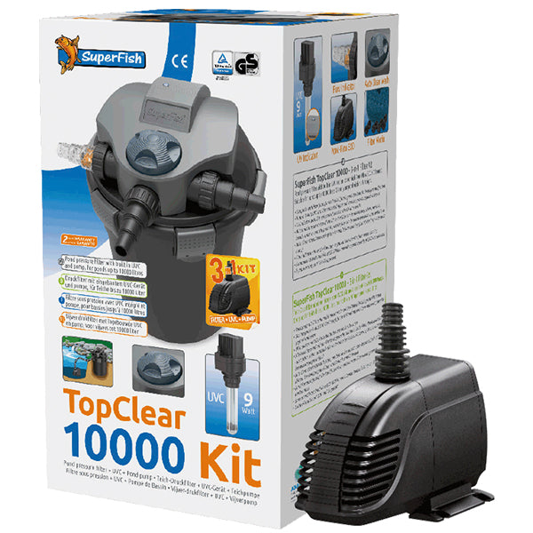 Superfish Top-Clear 10000 KIT Complete set