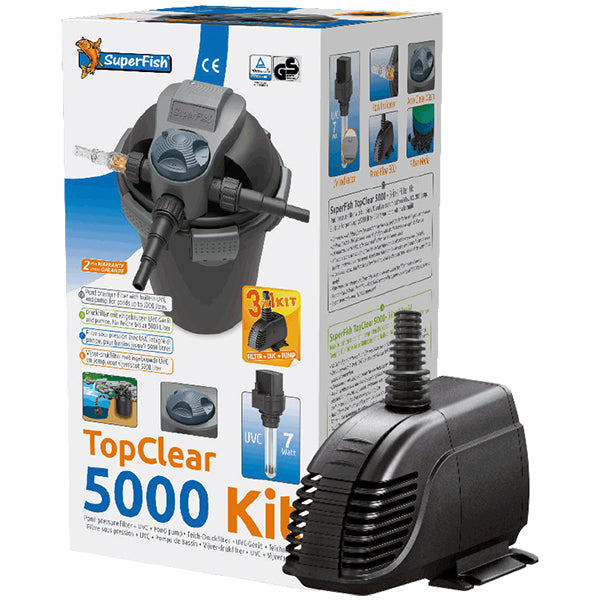Superfish Top-Clear 5000 KIT Complete set