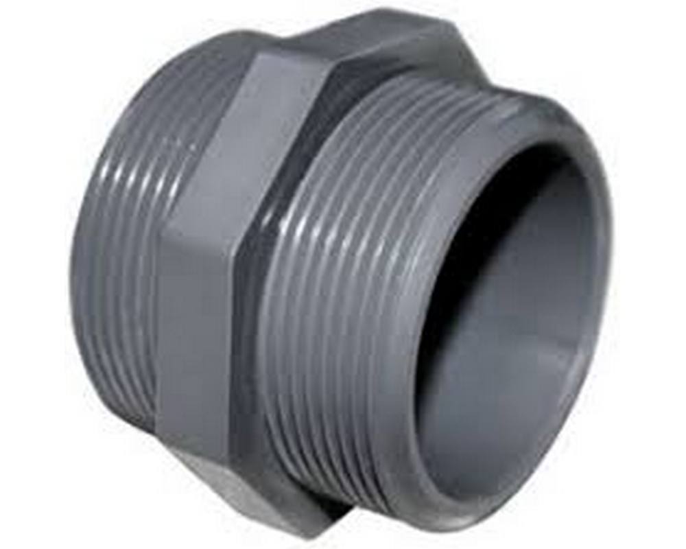 2" Barrel Nipple for Pressure Pipe Male to Male Thread