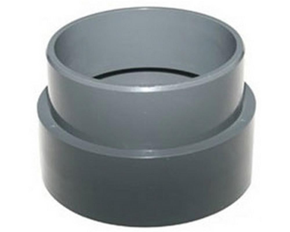 4" Socket to 110mm plain male converter (for drains)