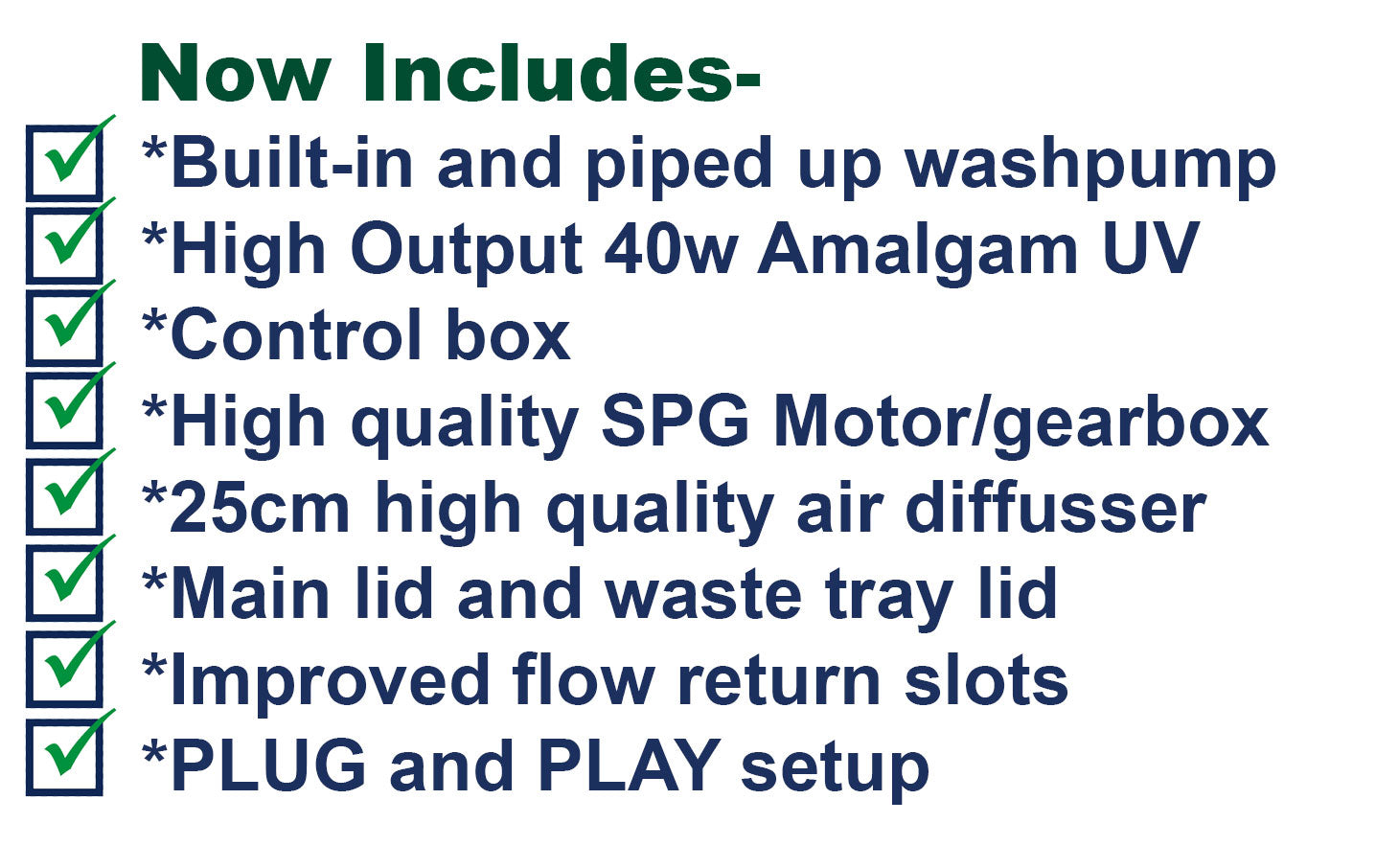 Filtreau Pump fed Combi-Filter PF20 Plug&Play (Inc rinsepump)