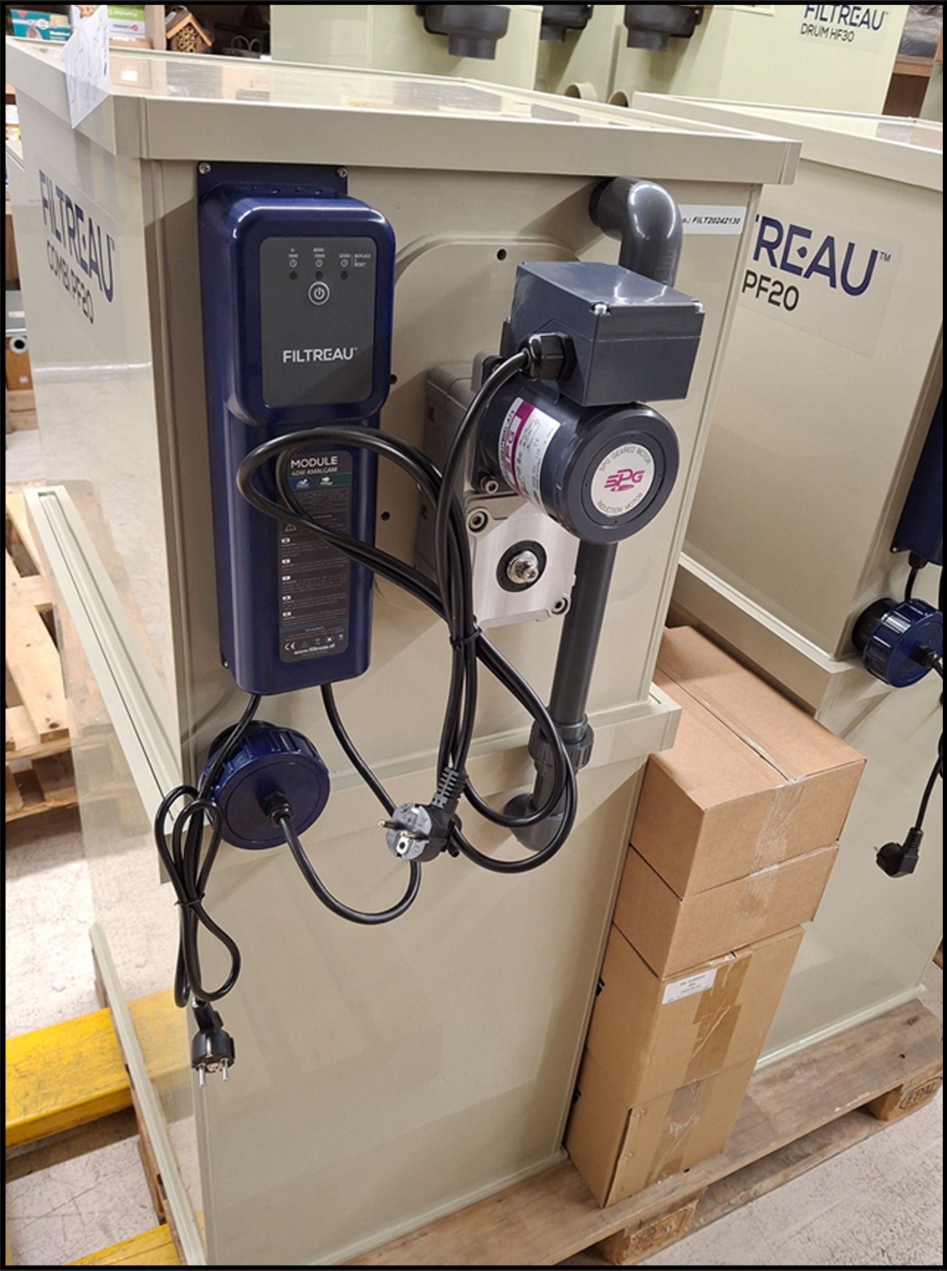 Filtreau Pump fed Combi-Filter PF20 Plug&Play (Inc rinsepump)