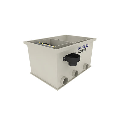 Filtreau combi-2 Drum Filter gravity (moving-bed) incl. UVC /incl. rinsepump