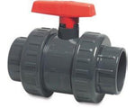 4" Ball Valve for Pressure Pipe Double Union Red Handle