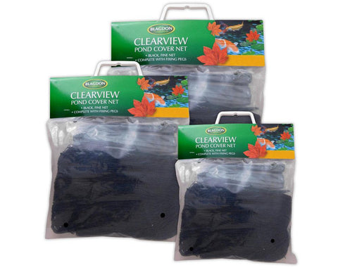 Blagdon Fine Black cover net in carry bag 6 x 5m - Selective Koi Sales