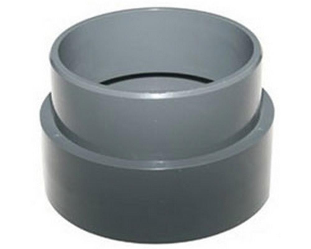 4" Socket to 110mm plain male converter (for drains)