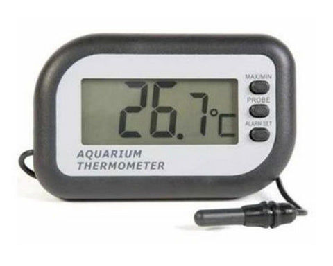 Small Black ETI Digital thermometer with 1mtr probe - Selective Koi Sales