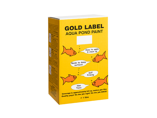 Gold Label Pond Paint Clear 1ltr - Selective Koi Sales